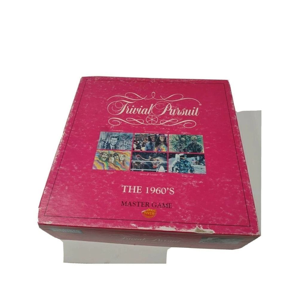 Parker Brothers Trivia Pursuit The 1960's Game VG+ COMPLETE! Wow cool game
